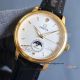 Replica TW Factory Omega Moon Phase White Face Rose Gold Case Leather Strap Watch (3)_th.jpg